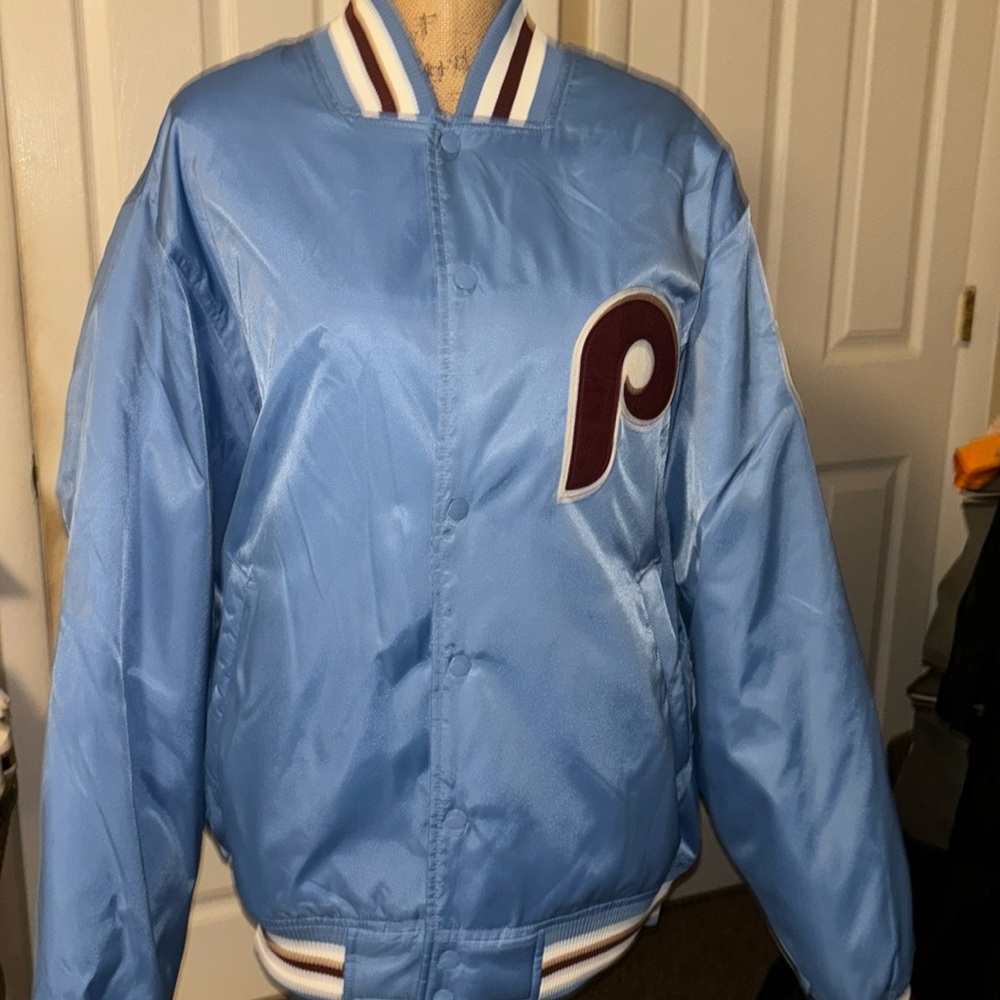 Vintage Cooperstown By Majestic Phillies Jacket